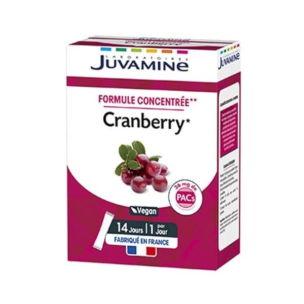 Juvamine Cranberry 14 Sticks