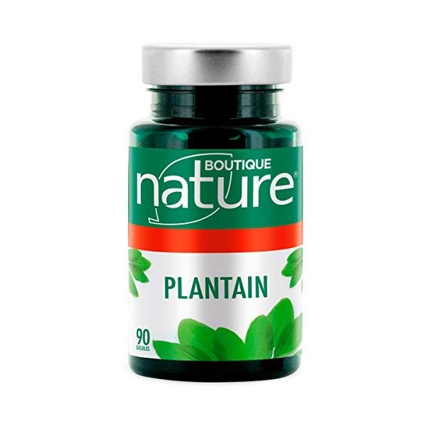 Boutique Nature - Complément Alimentaire - Plantain - 90 Gélules Végétales - Aide les voies respiratoires à se clarifier