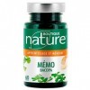 Boutique Nature - Complément Alimentaire - Mémo Bacopa - 60 Gélules Végétales - Aide à entretenir et stimuler votre mémoire