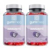 Gummea Immunité Pack de 2X60 Gummies | À Base de Fleur de Sureau, dÉchinacée, de Propolis, de Vitamine C et de Zinc | Un All