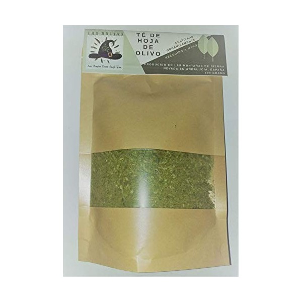 Les sorcières thé en feuille dolivier 100 g Olive Leaf Tea