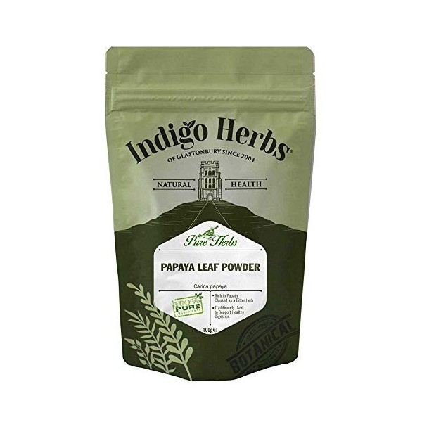 Indigo Herbs Poudre de Feuille dPapaye 100g