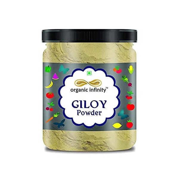 Green Velly Organic Infinity Giloy/Guduchi/Tinospora cordifola Powder - 100 GM By Organic Infinity