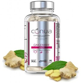 Gingembre* VEGAN Conua® | Sans Additifs | Gélule végétale | Digestion + Nausées + Vomissements + Immunité + Antioxydant | Fab