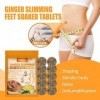 WOTEG 5 bains pieds gingembre pour le soin des pieds, le gingembre pour soulager notre stress physique et mental, accélérer l