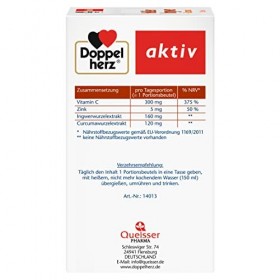 Double cœur Gingembre chaud avec curcuma Lot de 3 3 x 10 sachets 