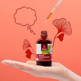 WELEDA - EPB® Ginkgo Bio - Mémoire et Concentration - Complément Alimentaire Naturel - Flacon-Pipette 60 ml