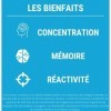 FORMULE FOCUS | Ginkgo Biloba, Guarana, Bacopa, Thé Vert, Vitamine B6 | Nootropique Puissant 100% Naturel | Memoire, Concentr