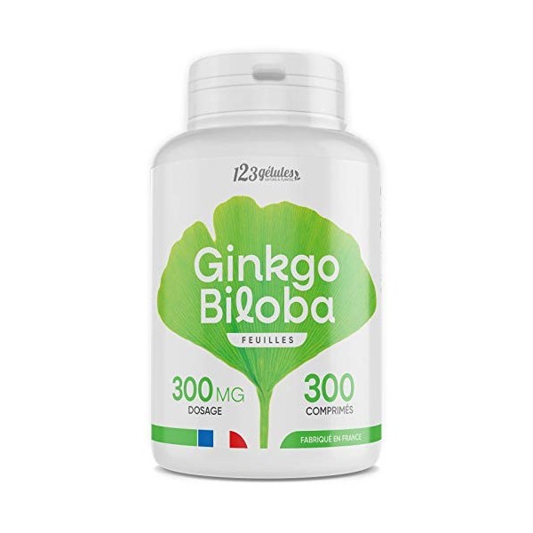 Ginkgo Biloba - 300 mg - 300 comprimés - 123gélules