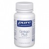 Pure Encapsulations - Ginkgo Plus - Mémoire et Concentration - Avec Vitamines B6, B12, Zinc et Folate - 60 Capsule