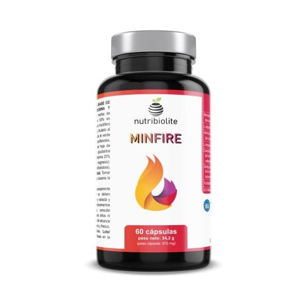 MINFIRE - Adaptogène Nootropique Naturel Sans Caféine - Mémoire, Concentration, Énergie - Bacopa monnierI, Crinière de Lion, 