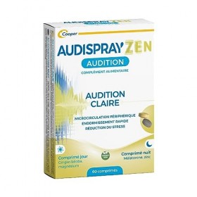AUDISPRAYZEN - AUDITION CLAIR - Sensations de bourdonnements et de sifflements doreille - Endormissement rapide, réduction d