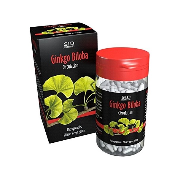 S.I.D Nutrition Circulation Ginkgo Biloba 90 Gélules