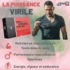 Formule Testosterone Homme | Performances Masculine | 60 Gélules Pour Circulation Sanguine | Vigueur Energie Endurance | Gins