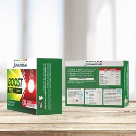 JUVAMINE - BOOST Ginseng Taurine - 30 Comprimés effervescents