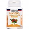 Ginseng Rouge de Corée | Haut dosage 1000 mg/j | Complément alimentaire anti-fatigue, anti-stress, booster d’énergie, concent