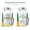 Panax Ginseng Rouge Maca Café Guarana - Énergie Concentration Aphrodisiaque - Booster Longue Durée Anti Fatigue - Performance