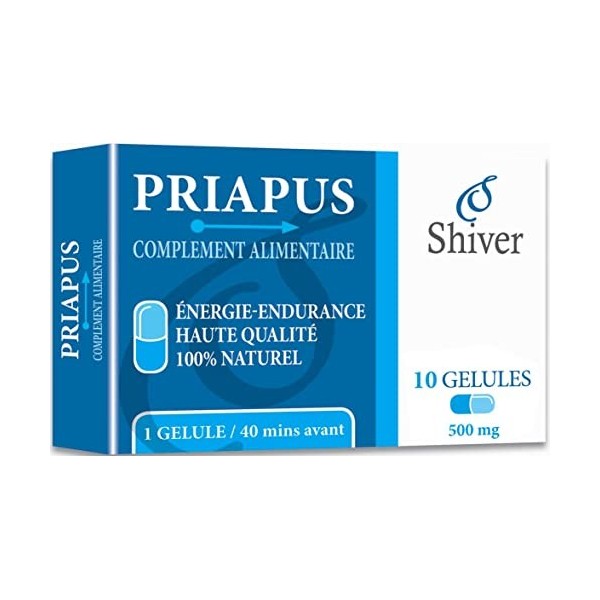 Shiver - Priapus Ultra Puissant - Augmentation de lÉnergie | Performance | Endurance | - Pour Homme