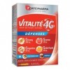 Forté Pharma - Vitalité 4G Défenses | Ginseng, Gingembre, Guarana et Gelée Royale, Propolis - Complément Alimentaire Energie 