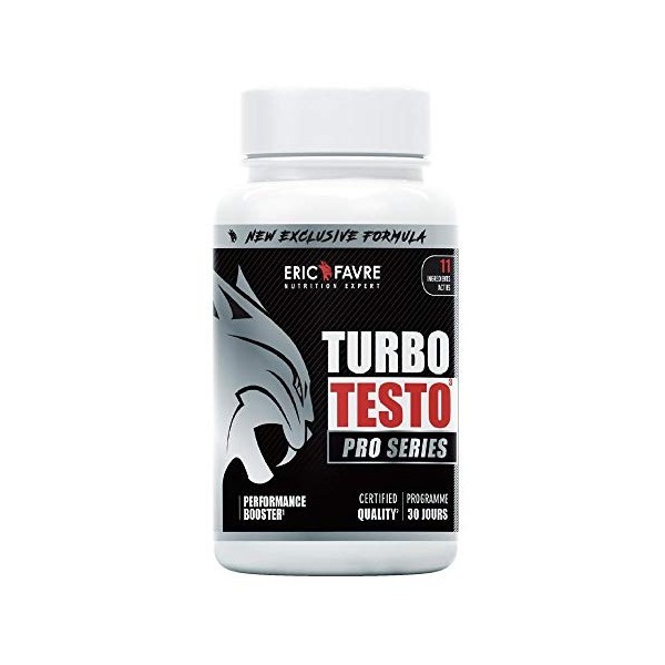 BOOSTER MUSCULATION Turbo Testo Pro Series - Puissance Maximale - Boost les Performances - Puissance, Endurance, Entretient M