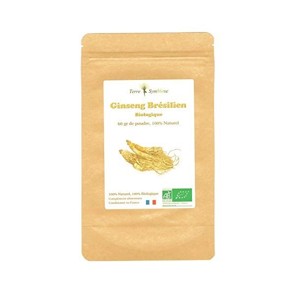 Ginseng Brésilien Bio - 60g de poudre