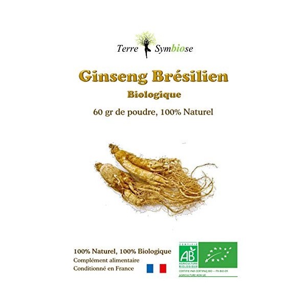 Ginseng Brésilien Bio - 60g de poudre