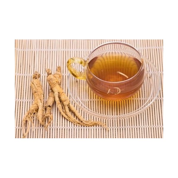 Ginseng asiatique entière | Infusion - Thé - Tisane | médecine traditionelle & Cure détox | 50g