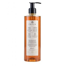 Prija Savon Liquide Stimulant au Ginseng - 6 bouteilles x 380 ml - Pour une Utilisation Quotidienne - Savon pour les mains Na