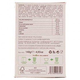 Foodness Dolcegusto compatible Ginseng Coffee Capsule - 5 paquets de 10 gélules [Tot. 50 capsules]