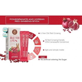 Pocheon Premium Coréen Ginseng Rouge et Grenade Extrait Bâton 300 ml 10 ml x 30 , Panax coréen 6 ans, Support immunitaire