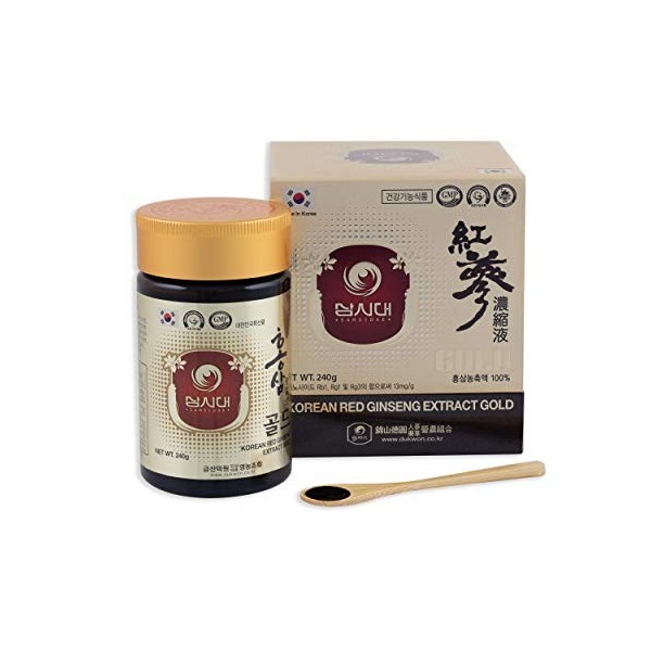 Ginseng Rouge Coréen Extrait Gold 240g - pour 8 mois - La meilleure qualité de Ginseng Rouge Coréen - La plus forte concentra