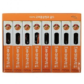 Ginseng noir coréen mariné avec du miel 8 paquets 300g 