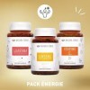 NATURA FORCE - Pack Energie - Compléments Alimentaires de Guarana, de Vitamine C & de Ginseng Rouge pour une Action Complète 