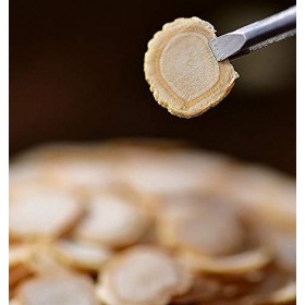 WonderLand Herbs Tranche de racine de ginseng américain douce en tranches de 500 g 0,4 kg Panax quinquefolium / Panax quinq