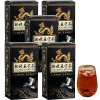 Ginseng Five Treasures Tea,Zhu Gen Wu Bao Cha,Essential Chinese Herbal Tea for Men,Traditional Chinese Medicine Body Conditio