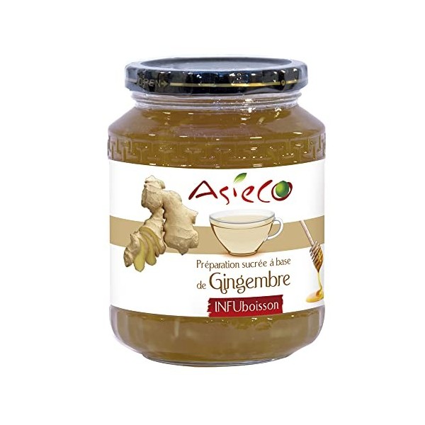 Gelée au Gingembre Coréen Bocal de 580g - Nombreuses Vertus - Produit Savoureux - À Consommer en Infusion - Produit de qualit