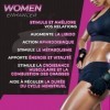 Healthy Fusion Enhancer Woman |100% Stimulant pour les femmes | Régulateur menstruel | Augmente lénergie, les performances p