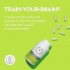 TRAIN-YOUR-BRAIN® 60 Gélules Molles - Supplément Cérébral, Surmenage et deffort Intellectuel, 9 Neuro-nutriments Clés, Cit