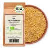 Kamelur Graines de lin bio dorées issues de lagriculture européenne 1 kg – Graines de lin bio sans additifs