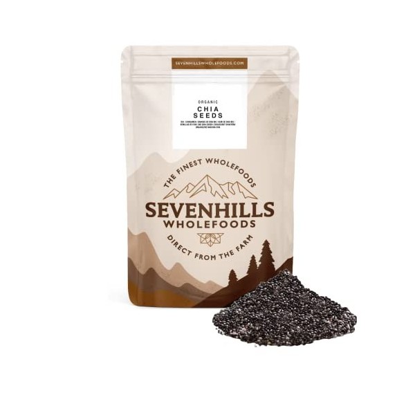 Sevenhills Wholefoods Graines De Chia Cru Bio 1kg