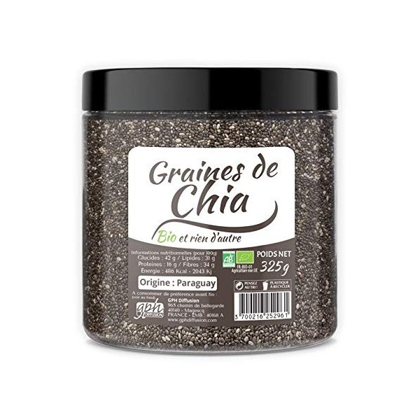 Graines de Chia Bio par BIOPTIMAL