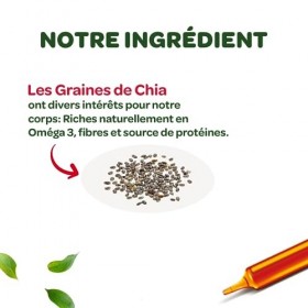 SUPERDIET - GRAINES DE CHIA BIO - Source de Protéines & Riches en Fibres et en Omega 3 - Sachet de 200g