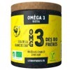 Oméga 3 – Huile de Chia bio – 80 gélules végétales à avaler – Compléments alimentaires – 40 jours de cure – Les Bio Frères – 