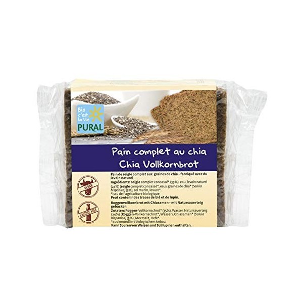 PURALIMENT - PAIN AUX GRAINES DE CHIA 375G