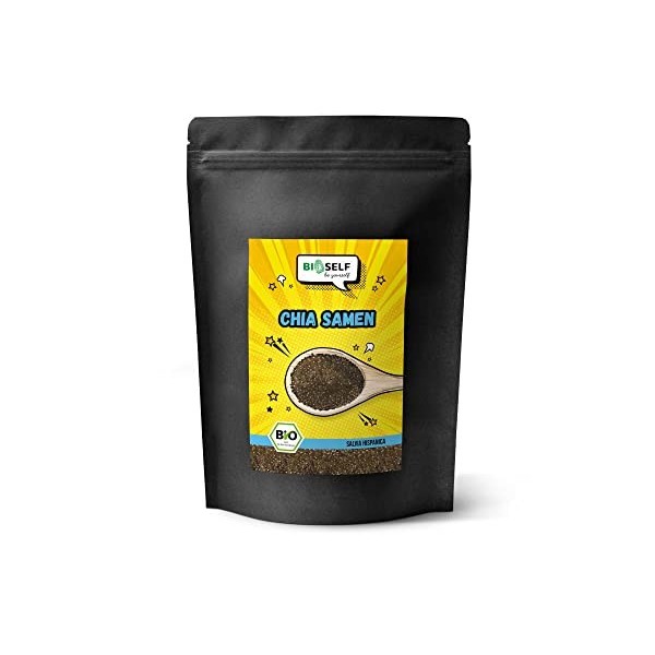 Bioself BIO-Chia Seeds black 0.5 kg 