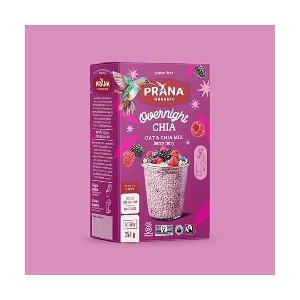 Prana Overnight Chia - Berry Fairy 250g