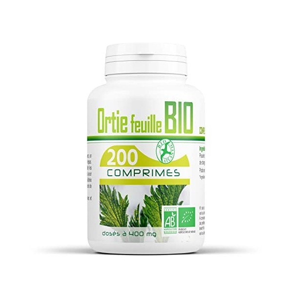 Ortie Feuille Bio - 400 mg - 200 comprimés