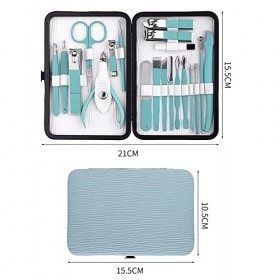 JJZXD 20 PCS Ensemble de manucure Outils Professionnels de Soins de pédicure