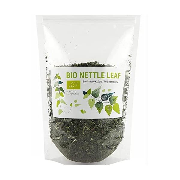 Feuille d’Ortie BIO, thé dortie bio, Thé en vrac, Sauvage, bien tamisé, Nettle leaf, Folium Urticae 400G