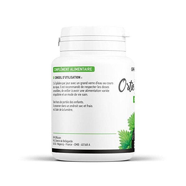 Ortie feuille piquante biologique 210 mg - 100 gélules végétales